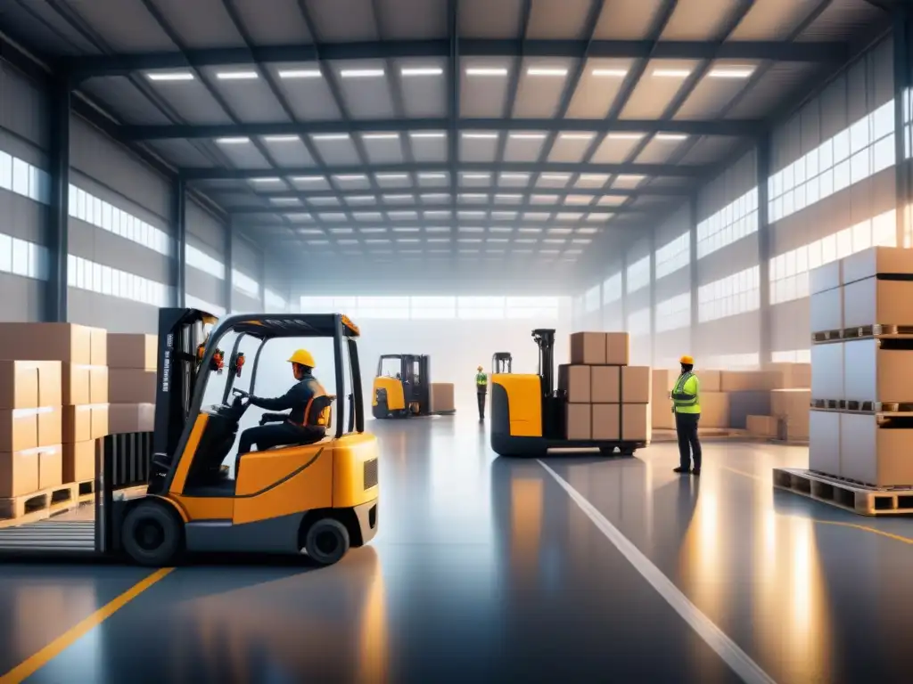 Centro logístico eficiente: colaboración estratégica y flujo de productos Un centro logístico eficiente con colaboraciones estratégicas en logística efficiente