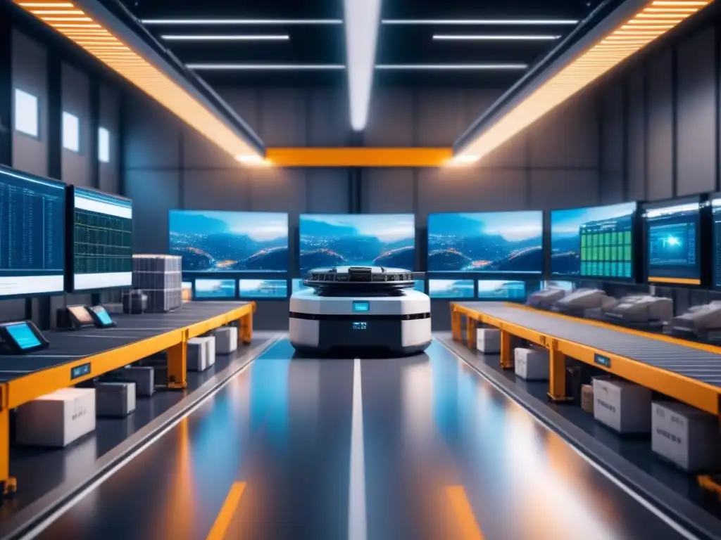 Centro logístico futurista en Asia: automatización y tecnología avanzada Centro logístico futurista en Asia: innovación logística para cadena suministro