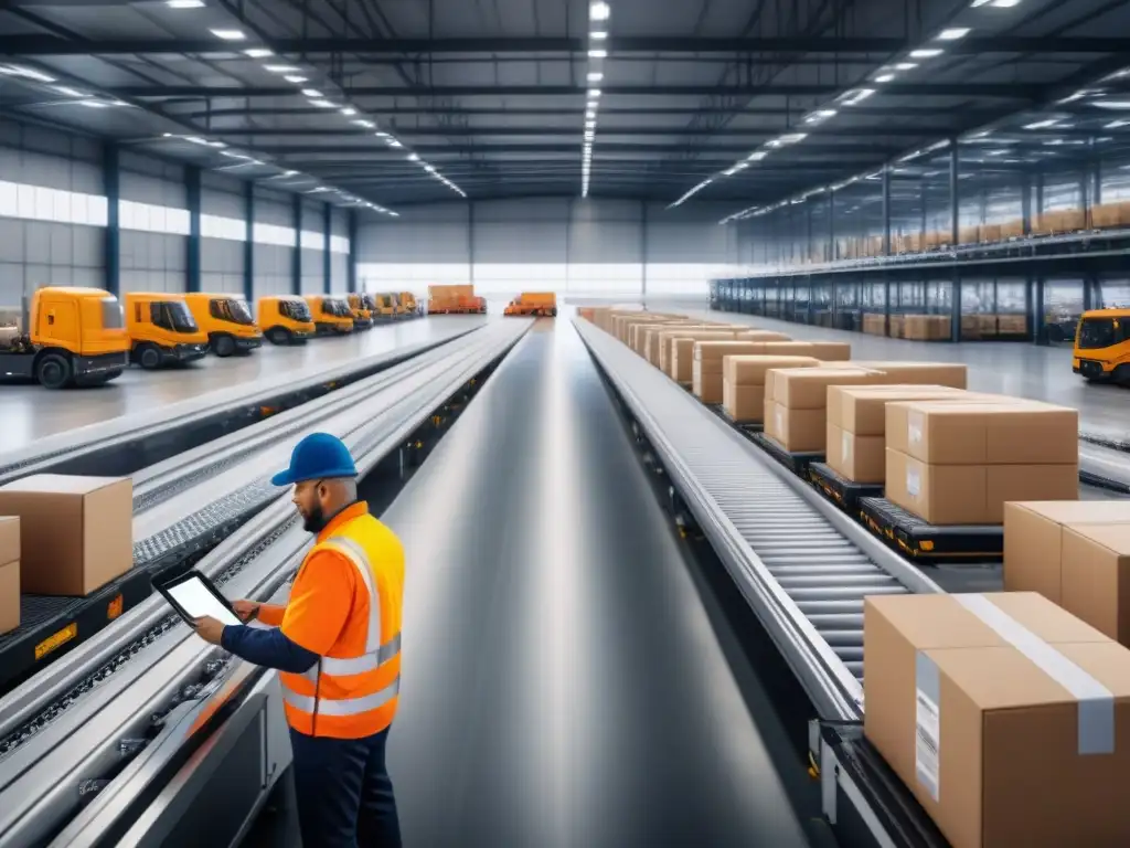 Centro logístico eficiente: precisión y coordinación en movimiento Un centro logístico eficiente distribución franquicias