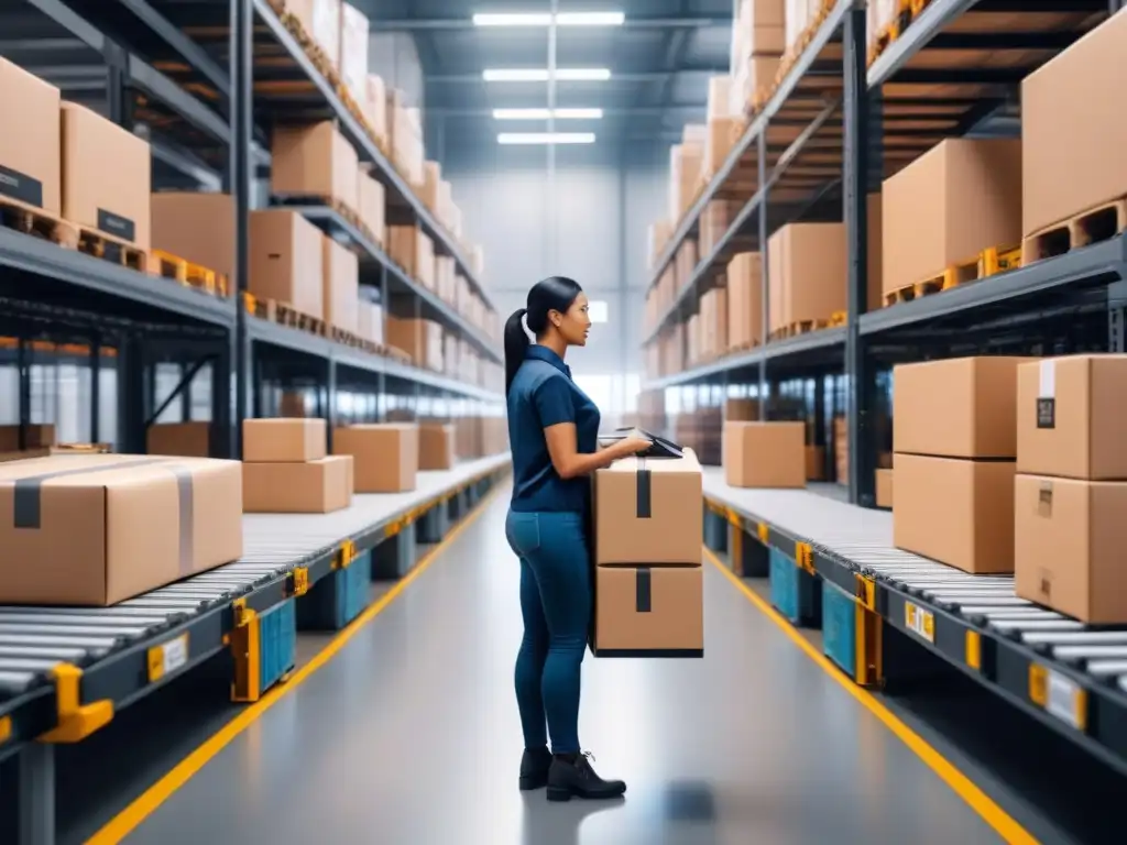 Centro de Microfulfillment: Tecnología y Eficiencia eCommerce Un centro de microfulfillment de última generación con tecnología y supervisión humana