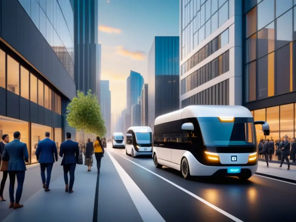 Centro logístico futurista en la ciudad: innovación y movilidad Un centro de micrologística integrado en la ciudad con entrega de última milla