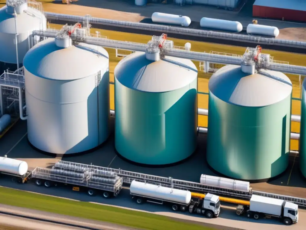 Complejidad y precisión en la logística química Complejidad y seguridad en auditorías seguridad logística química: instalación con tanques, camiones, inspecciones y redes de tuberías