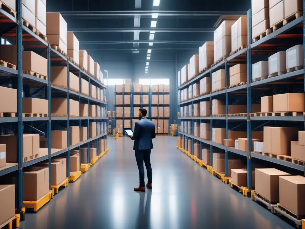 Eficiencia en la gestión de inventarios con analítica predictiva en almacén: robots, empleados y tecnología