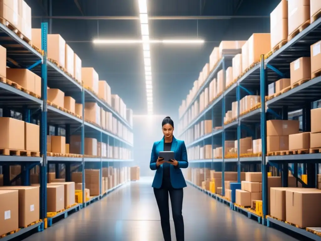 Almacén logístico eficiente con software en la nube Eficiencia y organización en un almacén con software logística basado nube ventajas