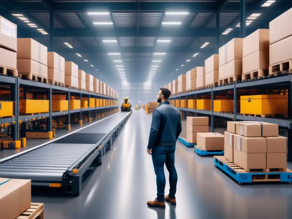 Almacén automatizado: eficiencia y tecnología de vanguardia Eficiente automatización de almacenes logística