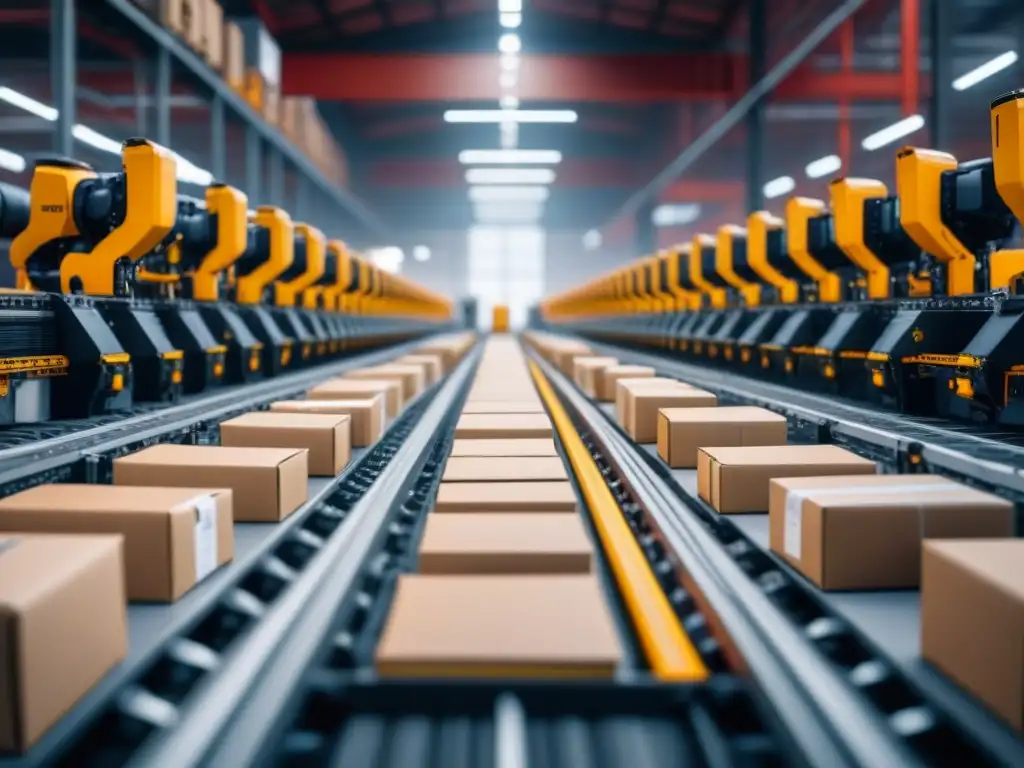 Centro de microfulfillment: tecnología avanzada en ecommerce Eficiente centro de cumplimiento con tecnología de microfulfillment para comercio electrónico