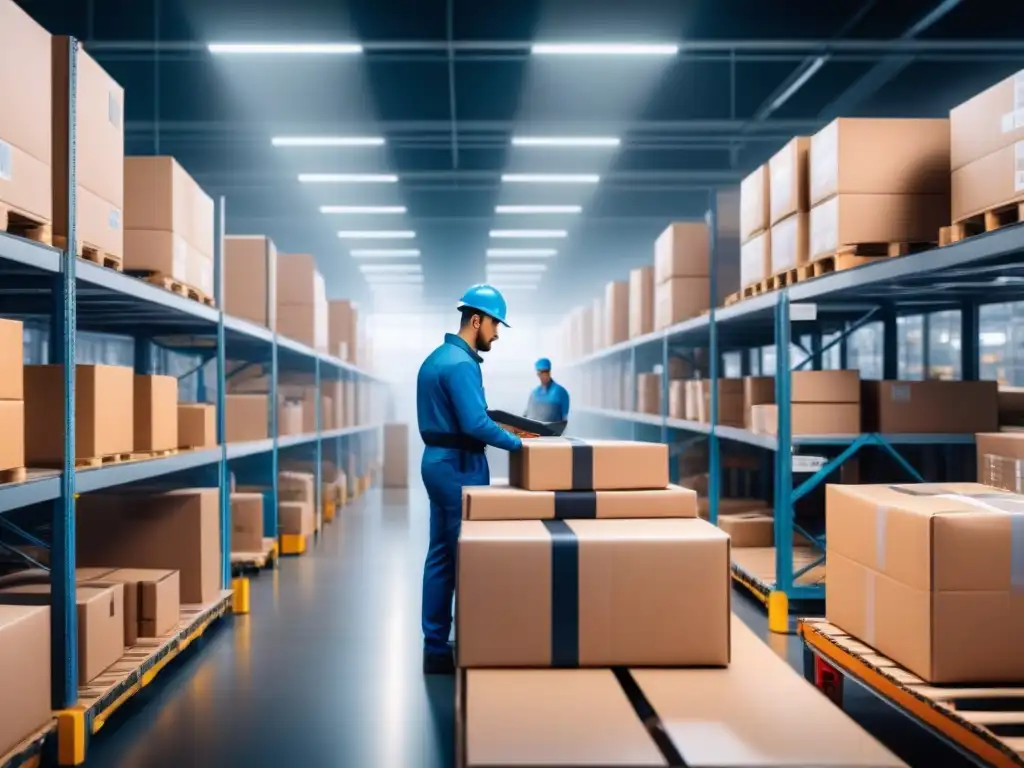 Almacén eCommerce: Eficiencia y Tecnología en Devoluciones Eficiente almacén eCommerce con tecnología avanzada para minimizar costos devoluciones eCommerce