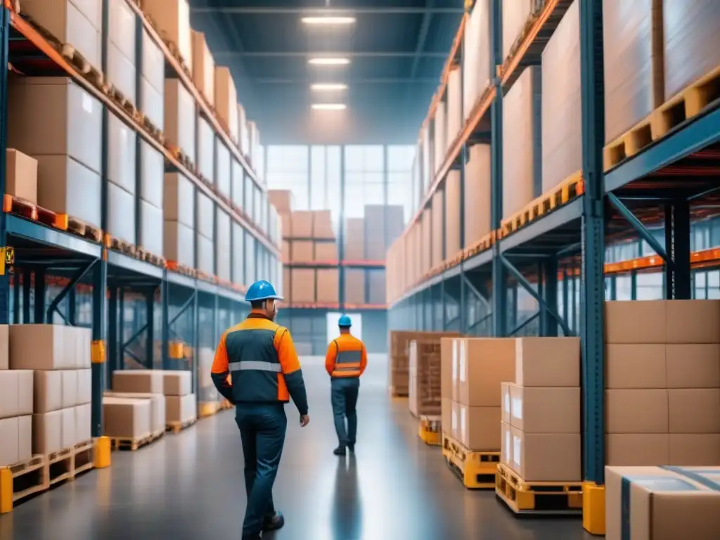 Operación logística eficiente en almacén: organización, carga y gestión Eficiente operación de almacén con software logístico para mejorar satisfacción cliente