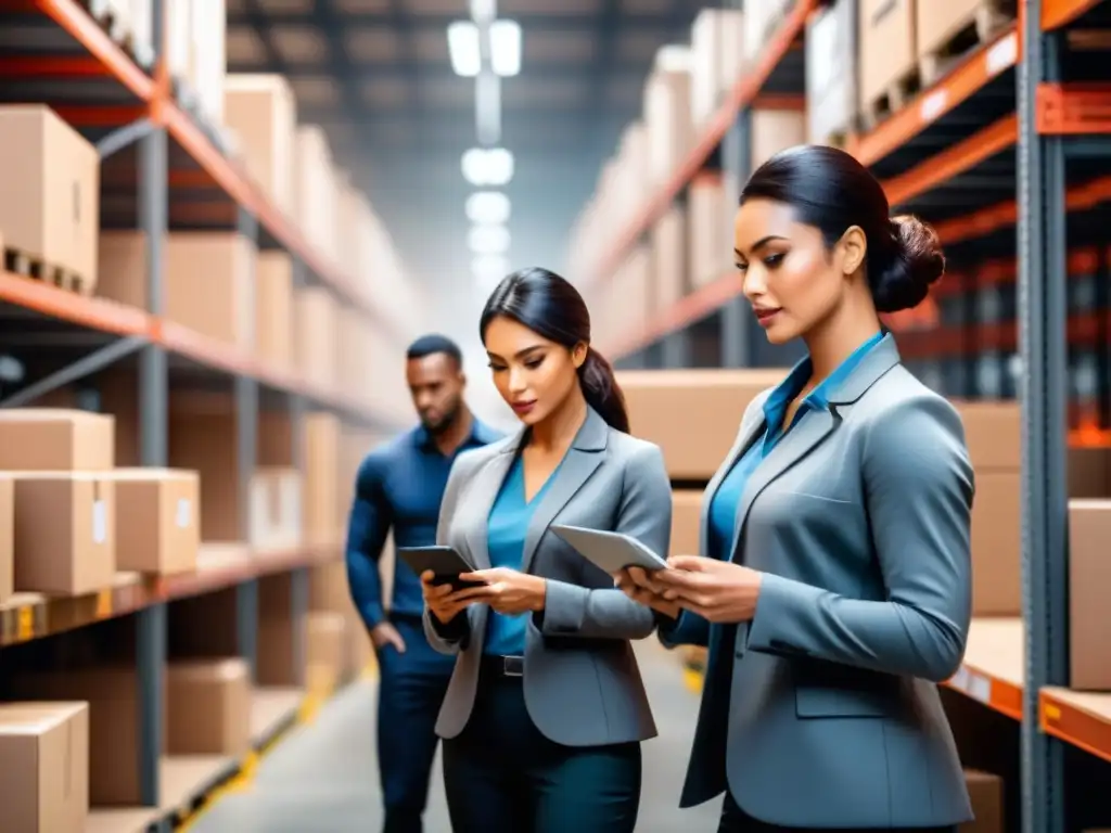Un equipo de profesionales inspecciona devoluciones con soluciones innovadoras para gestionar devoluciones en almacén