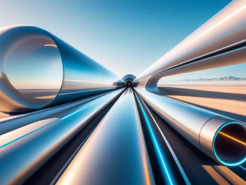 Transporte del futuro: Hyperloop en acción Un futuro brillante: Hyperloop revoluciona la logística con su innovador sistema de transporte de carga