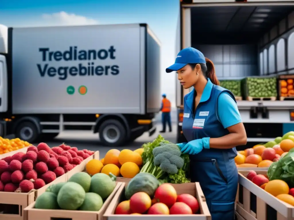 Transporte de Frutas y Verduras: Control de Temperatura Refrigerado con frutas y verduras, sensores temperatura transporte productos perecederos