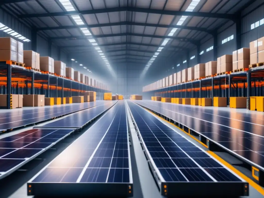Una visión futurista de eficiencia energética en almacenes logísticos